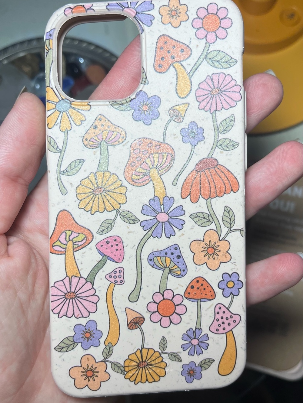 iPhone 13 mini - Retro Floral & Mushroom Pela Phone Case